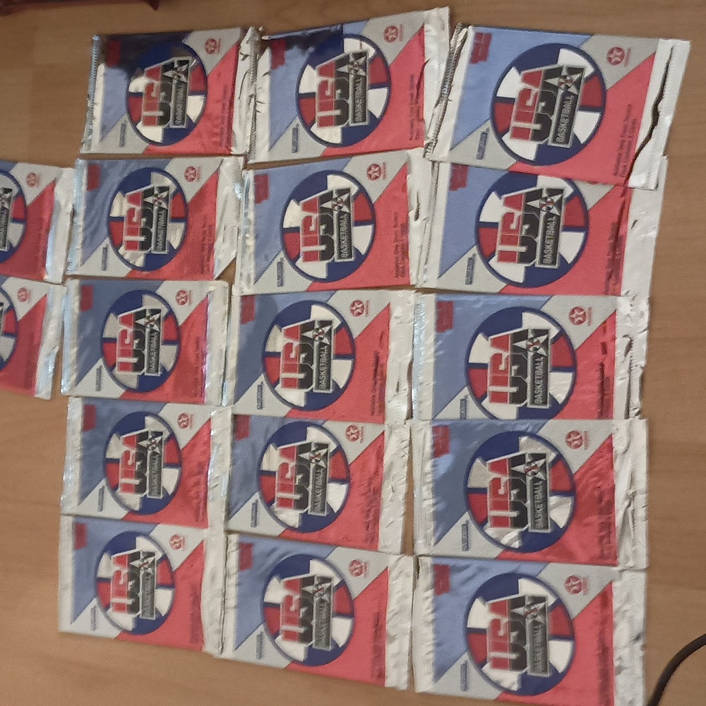 Skybox USA basketball lot of 17 Texaco exclusively unopened sealed packs